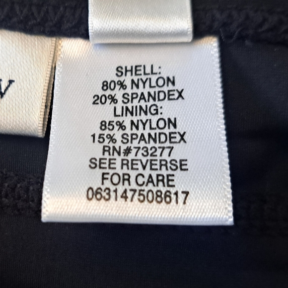 Croft & Barrow Black Swim Bottoms Size 12 - Picture 4 of 4